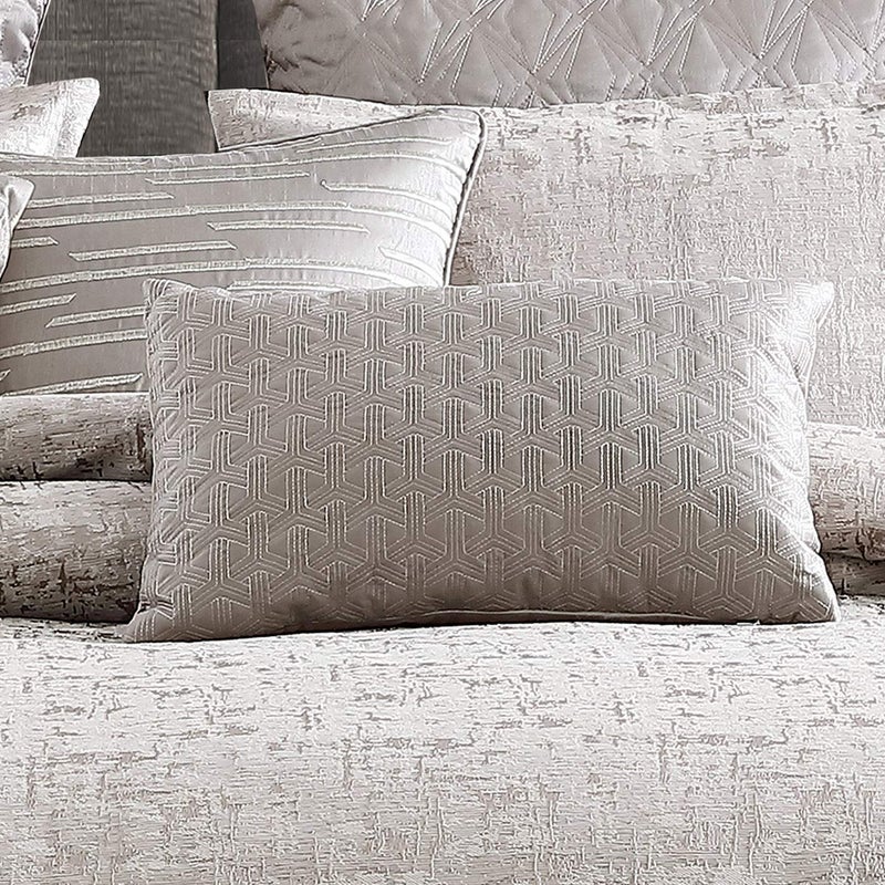 Riverbrook Home 100% Polyester Comforter Set, King, Genoa - Gray, 10 Piece Set - Image 4